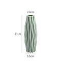 Modern Geometric Plastic Flower Vase for Tabletop Decor