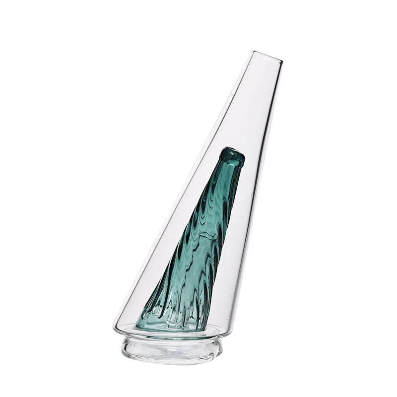 Modern Crystal Glass Flower Vase Tabletop Ornament for Home Decor