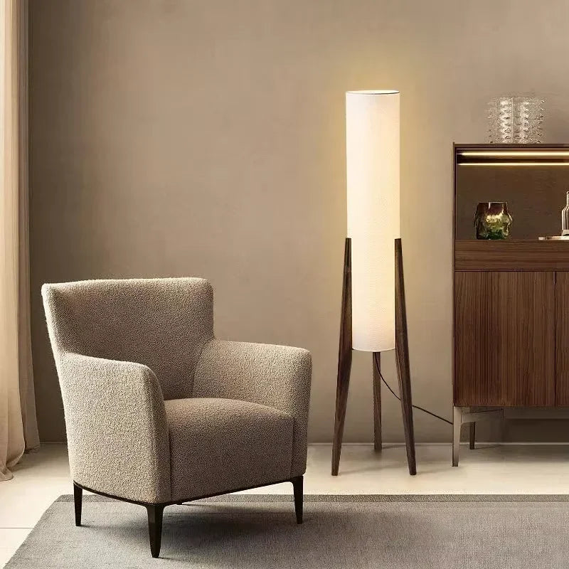Modern Nordic Fabric Floor Lamp for Living Room Bedroom