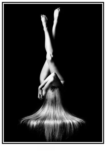 Nordic Sexy Female Model Canvas Painting Poster for Home Decor