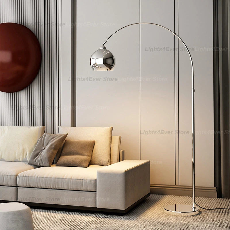 Modern LED E27 Dimmable Stainless Steel Floor Lamp