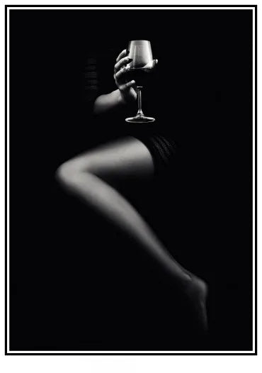 Nordic Sexy Female Model Canvas Painting Poster for Home Decor