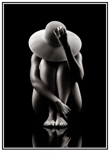 Nordic Sexy Female Model Canvas Painting Poster for Home Decor