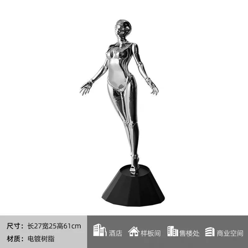 Modern Luxury Muse Figure Statue Tabletop Ornament for Home Decor