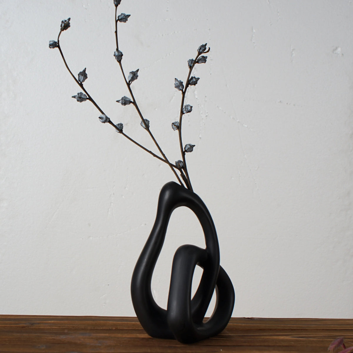 Modern Abstract Nordic Ceramic Flower Vase for Tabletop Decor
