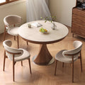 Modern Sintered Stone Dining Table Curved Edge Extendable Kitchen