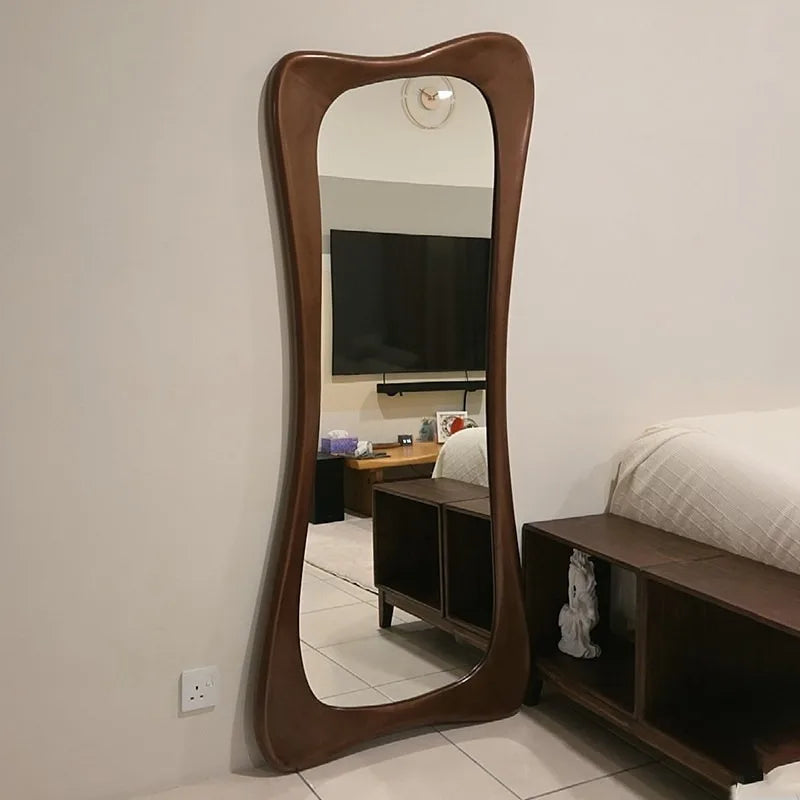 Nordic Luxury Full Length Floor Standing Mirror for Home Decor
