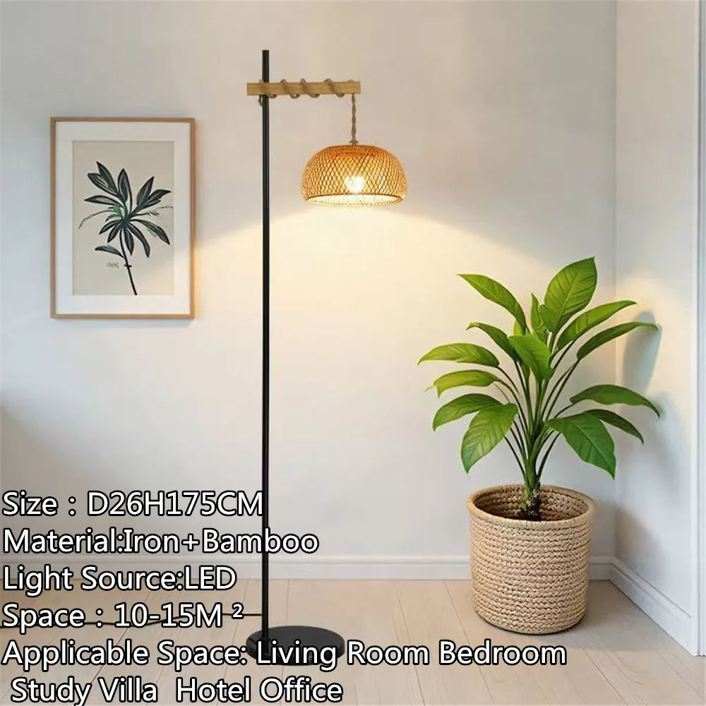 Modern Art Multicolor Glass LED Floor Lamp for Living Room Bedroom
