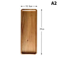 Japanese Style Solid Wood Food Plate Serving Tray Home Decor