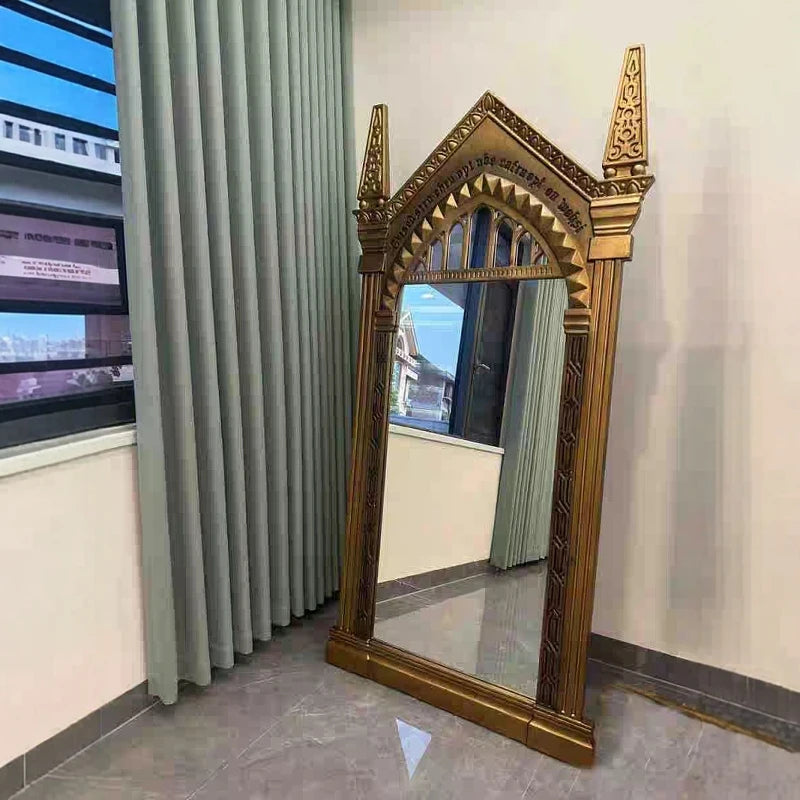 Luxury Nordic Full Length Floor Standing Mirror for Home Decor