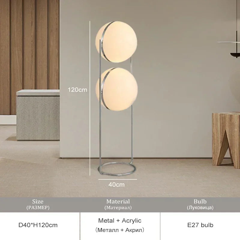 Nordic Minimalist Ball Bedside LED Floor Lamp Ceiling Chandelier Art Hanging Pendant Light Home Decor