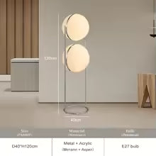 Nordic Minimalist Ball Bedside LED Floor Lamp Ceiling Chandelier Art Hanging Pendant Light Home Decor
