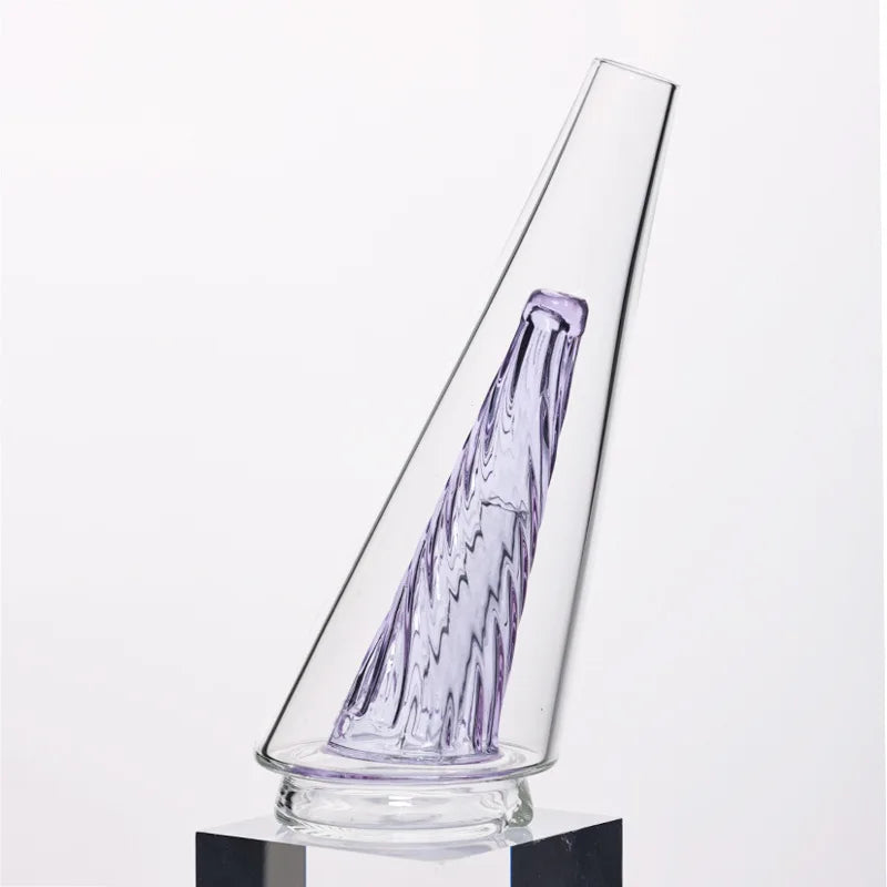 Modern Crystal Glass Flower Vase Tabletop Ornament for Home Decor