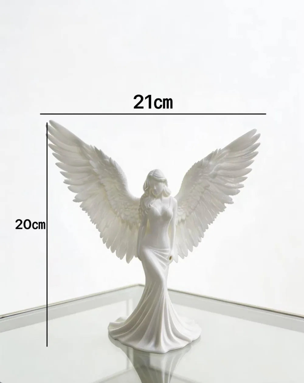 Modern Luxury Angel Goddess Sculpture Tabletop Ornament for Home Decor