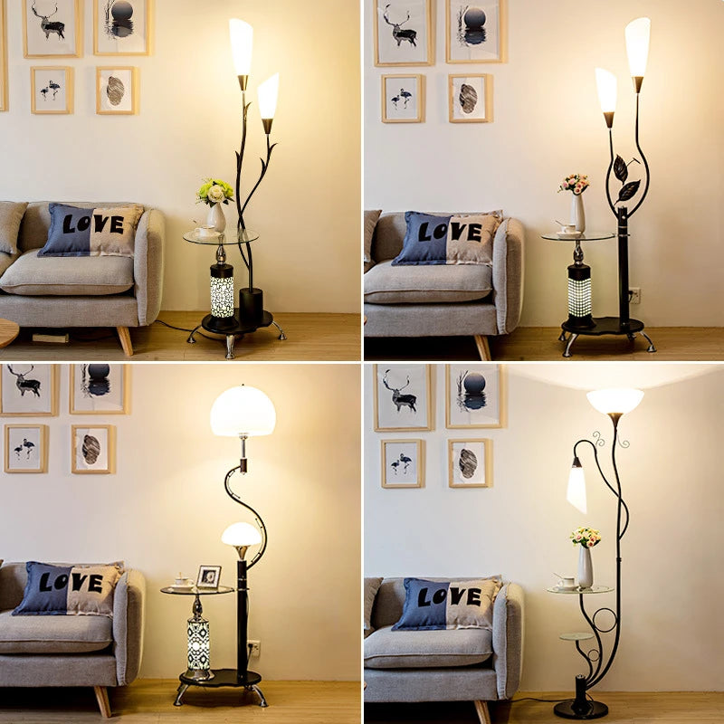 Modern Nordic LED Flower Floor Lamp for Living Room Bedroom Study