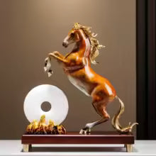 Horse Statue Ornament for Living Room Office Decor