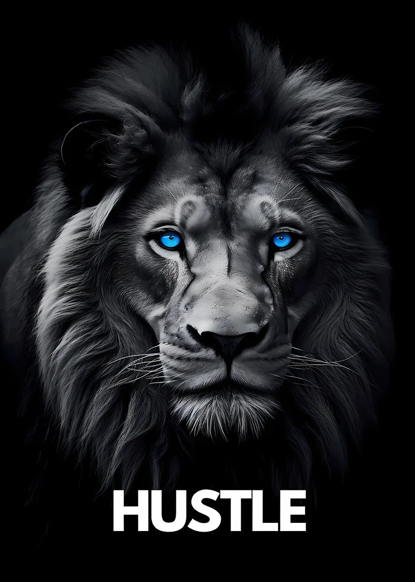 Modern Animal Motivational Canvas Painting Poster for Home Decor