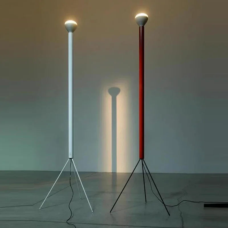 Minimalist Colourful Tripod Floor Lamp with LED Bulbs for Bedroom Study Room