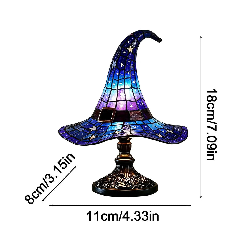 Witch Hat Lamps Witch Hat Shape Bedside Light Desk Lamp For Home Kitchen Bedroom Nightstand Indoor Atmosphere Decor Accessory