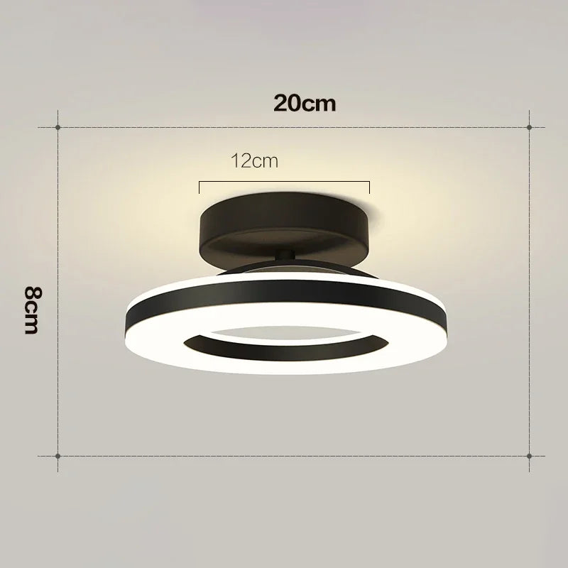 Modern LED Ceiling Light Indoor Lighting Home Decoration Bedroom Dining Table Living Room Balcony Corridor