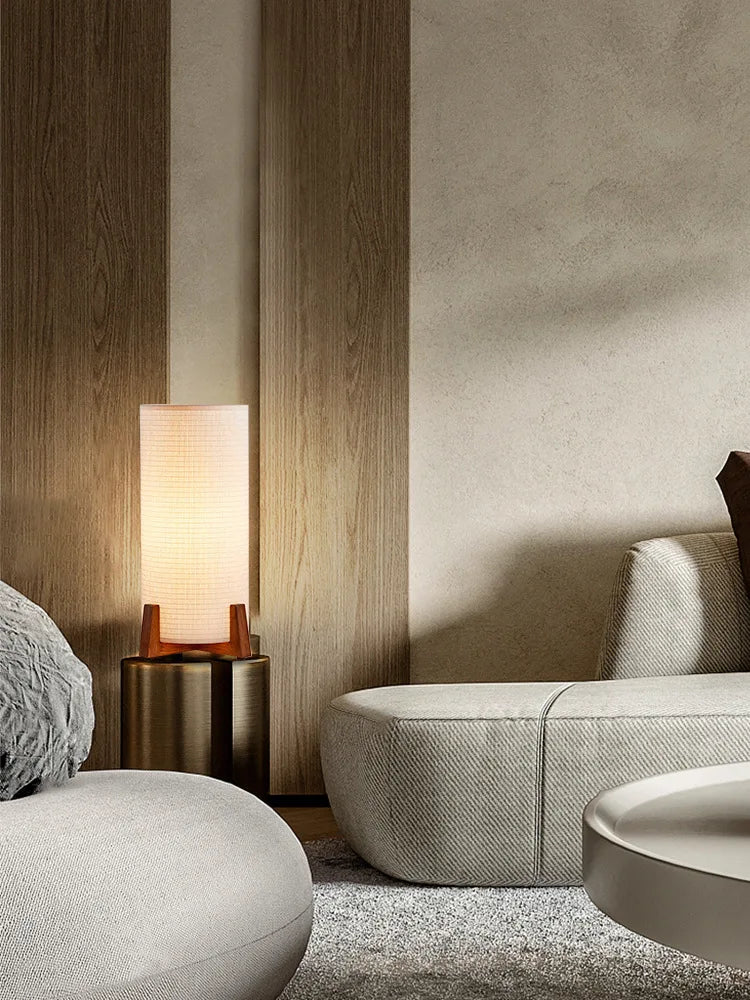 Modern Nordic Fabric Floor Lamp for Living Room Bedroom
