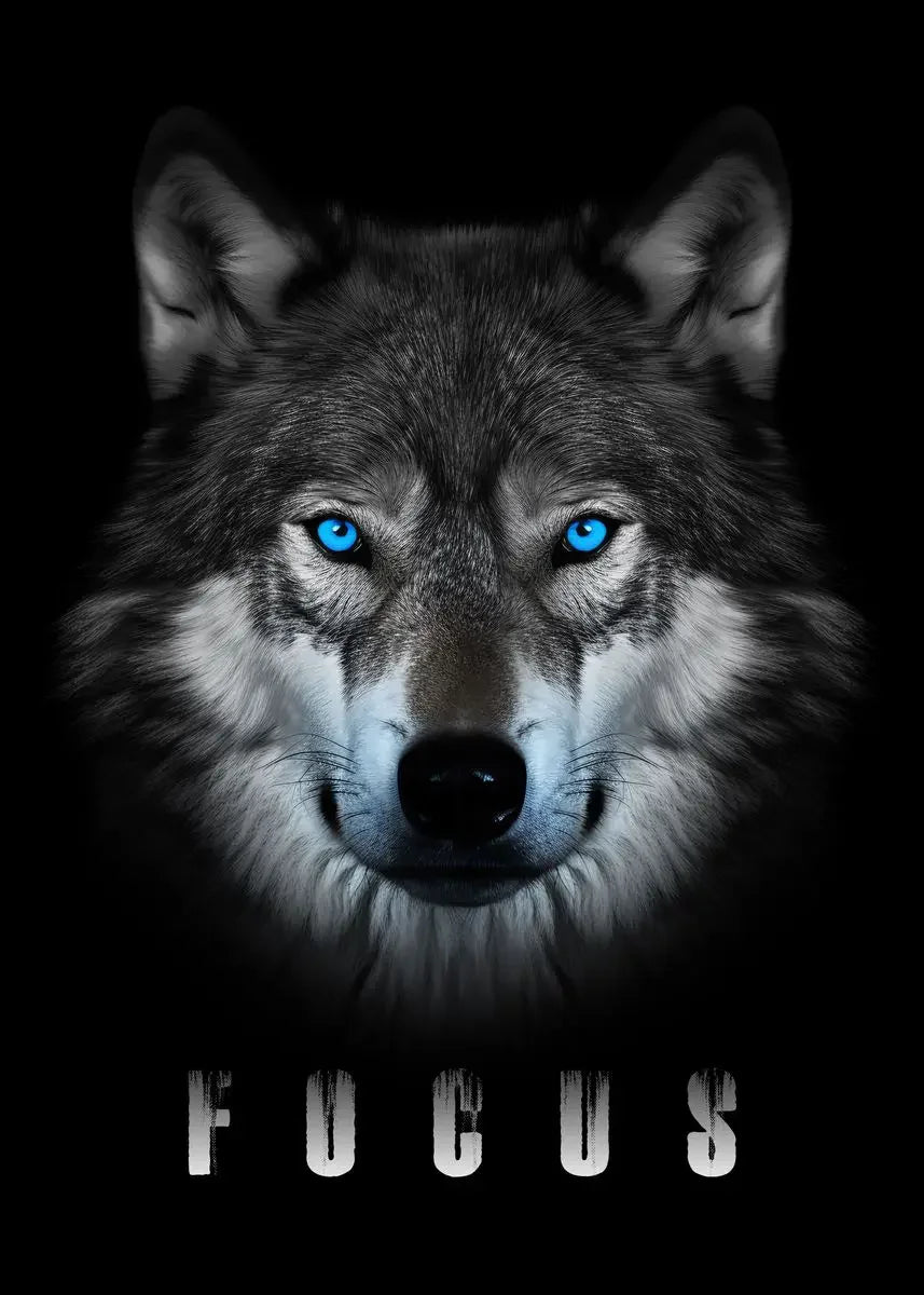 Modern Animal Motivational Canvas Painting Poster for Home Decor
