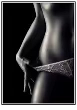 Nordic Sexy Female Model Canvas Painting Poster for Home Decor