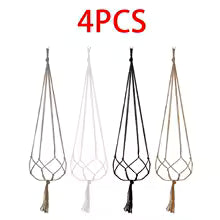 Creative Macrame Suspension Plant Pot Hanging Basket for Home Decor
