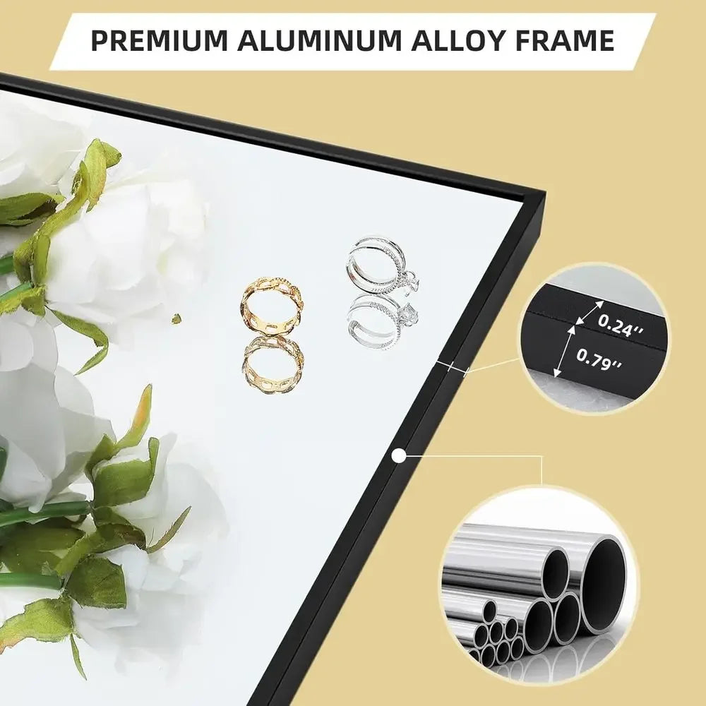 Modern Minimalist Full Length Floor Standing Mirror for Home Decor