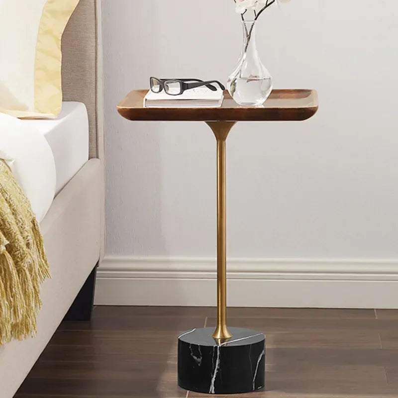 Creative Coffee Table High Narrow Sofa End Table Bedroom Mobile Night Table Balcony Desk Modern Versatile Nightstand
