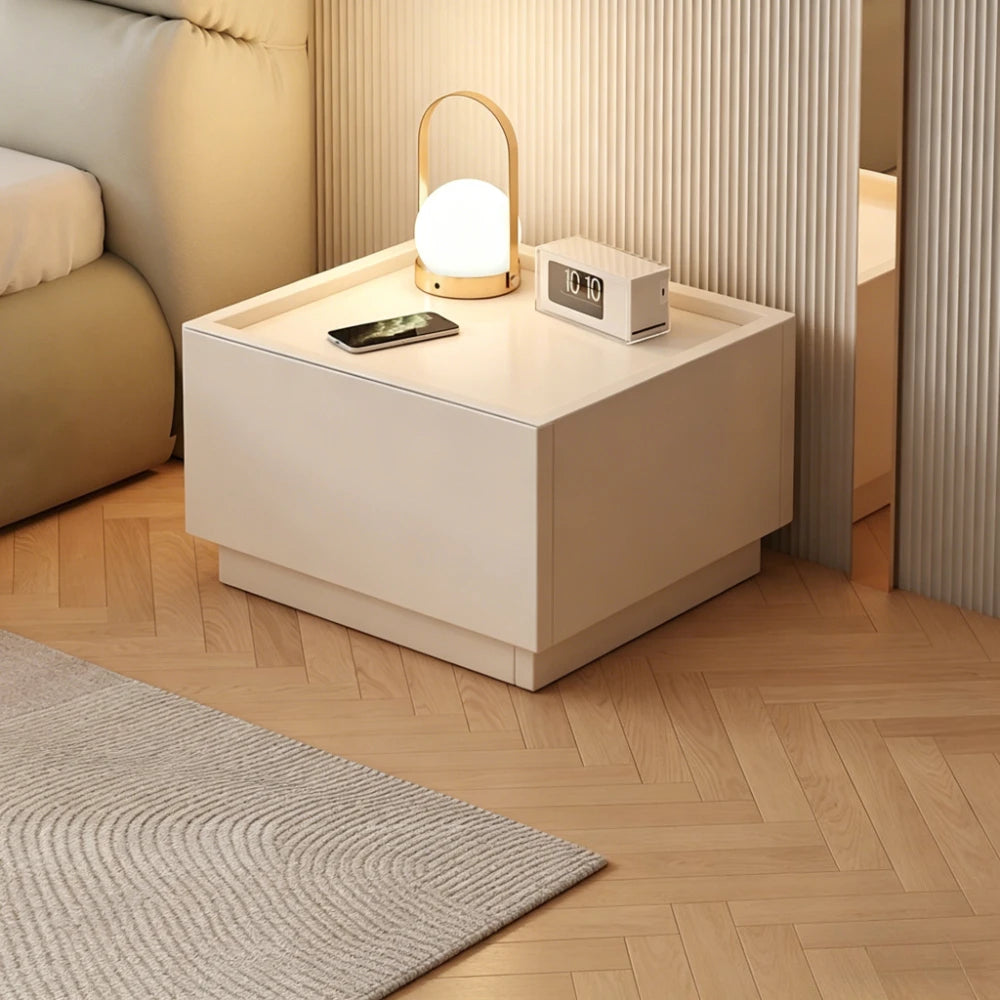 Modern Bedside Table with Storage Free Combination Nightstand Accent Cabinet for Bedroom
