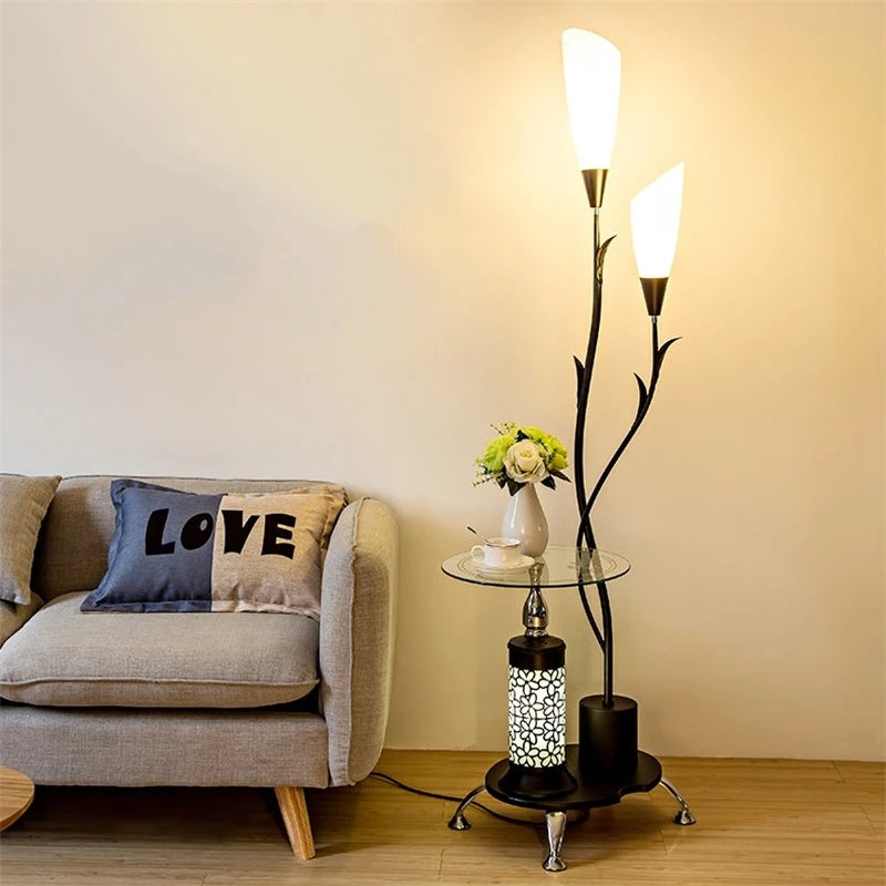 Modern Nordic LED Flower Floor Lamp for Living Room Bedroom Study