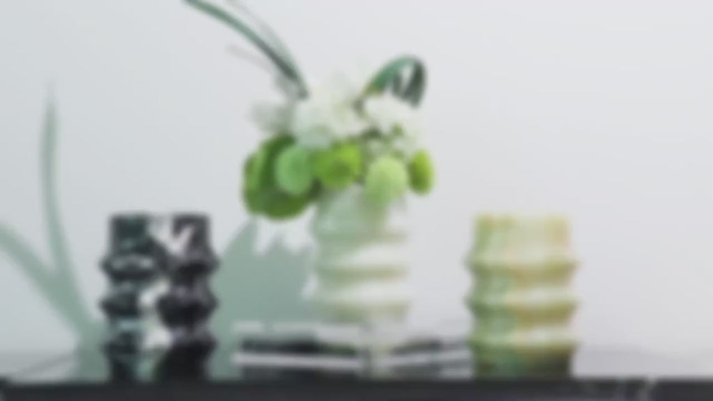 Modern Marble Small Flower Vase Decorative Desktop Display Ornament