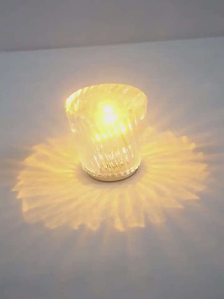 LED Table Lamp USB Rechargeable Cordless Stepless Dimming Warm White